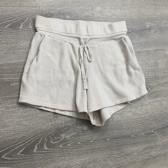 FLX Wander Shorts Pull on size Large Heathered Cream Ivory 30x4 - Picture 1 of 3